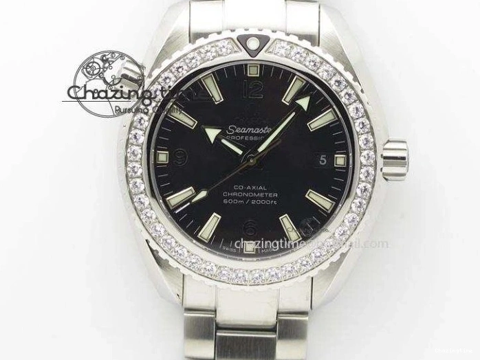 0414 Vintage Seamaster 300 Date T SS B12 Black Dial On Brown Leather Strap A2836 (Free Nylon Strap) WeatherProof 7911